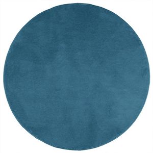 vidaXL-Vloerkleed-OVIEDO-laagpolig-Ø-200-cm-turquoise