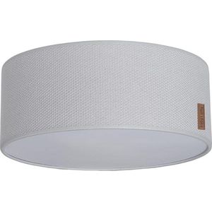 BO Baby's Only - Gebreide Plafondlamp babykamer - Plafonnière Classic - Zilvergrijs - Ø35 cm - Inclusief pendel - E27 fitting - 13 watt