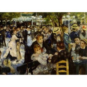 Renoir - Dansen bij het Moulin de Galette (1000 stukjes, kunstpuzzel)