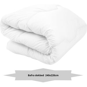 Bafra - Ultra Soft Dekbed - ALL YEAR DEKBED - 240x220 cm - 2 persoons - Anti Allergie - Wasbaar - Wit - ALLE MATEN BESCHIKBAAR