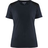 Blaklader Dames T-shirt 3479-1042 - Donker marineblauw/Zwart - XXXL