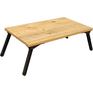 Laptoptafel Vella | 35 x 60 x 24,5 cm | Kleur: Atlantic Pine Black