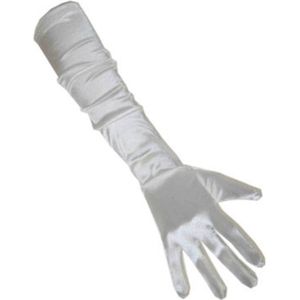 Witte handschoenen gala