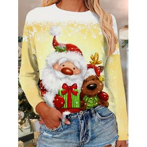 Nivard Kersttrui - Dames - Foute Kersttrui - Christmas Sweater - Kerst Sweater - Christmas Jumper - Pyjama - Groen - Maat M