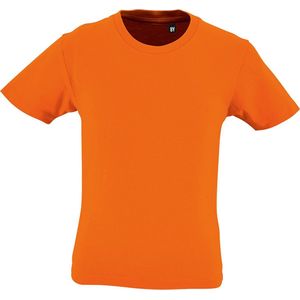 SOLS Childrens Kids Milo Organic T-Shirt (Oranje)