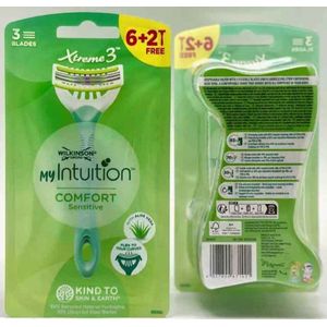 Wilkinson MyIntuition Xtreme 3 Comfort Sensitive - 8 wegwerpscheermesjes