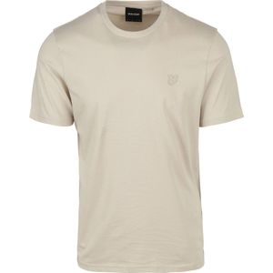 Lyle and Scott - T-shirt Plain Ecru - Heren - Maat XL - Slim-fit