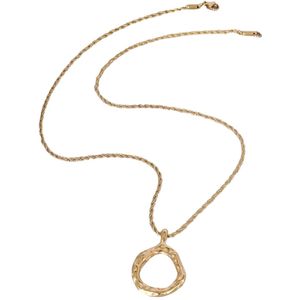 ASTRADAVI 18K Vergulde Sieraden - Hanger - Vintage Hanger Ketting Prachtig Ontwerp - Geel Goud