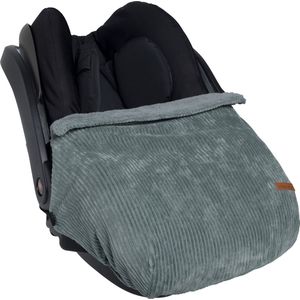 Baby's Only Baby autostoel - Baby reisdeken Sense - Zeegroen - Geschikt voor 0+ autostoelen Maxi Cosi - Uitsparing voor 3-puntsgordel