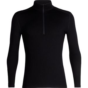 Ondershirt Icebreaker Mens 260 Tech LS Half Zip Black