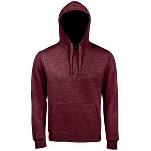 SOLS Unisex Volwassenen Spencer Hooded Sweatshirt (Heide Ossenbloed)