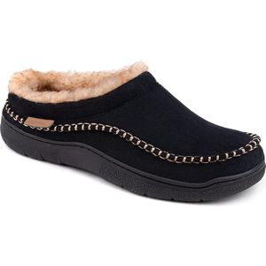 Pantoffels Heren - Sloffen - Mocassins - Zwart - Anti-slip - Maat 46/47 - Comfeet