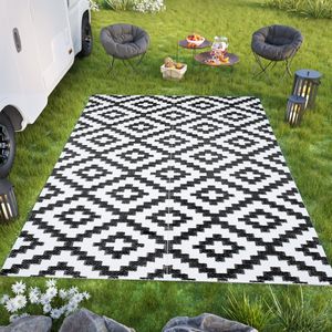 Tapiso Ibiza Vloerkleed Buitenkleed Outdoor Buitenmat Picknick Maat- 150x240