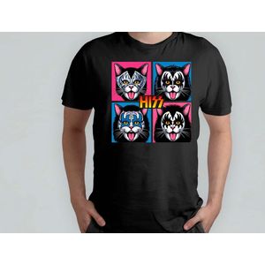 Hiss Rock and Roll - T Shirt - Cats - Gift - Cadeau - CatLovers - Meow - KittyLove - Katten - Kattenliefhebbers - Katjesliefde - Prrrfect