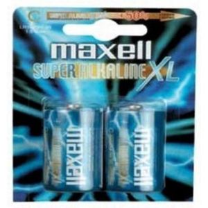 2x alkaline batterij Maxell Alkaline LR14/C BL019