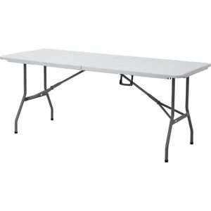 Home Vida Klaptafel 6ft Heavy Duty - Extra Sterkte - Camping Buffet Bruiloft Markt Tuin Party - Auto Boot Kraam Picknick Schraag - Indoor Outdoor Opvouwbare - HTML Content Needed vouwtafel