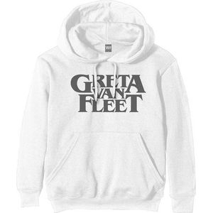 Greta Van Fleet - Logo Hoodie/trui - XL - Wit