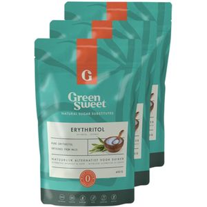 Green Sweet | Erythritol | 400 Gr | 3 stuks | 3 x 400 gram