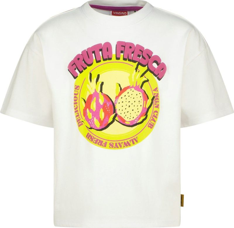 Vingino Hanrieke Meisjes T-shirt - Real White