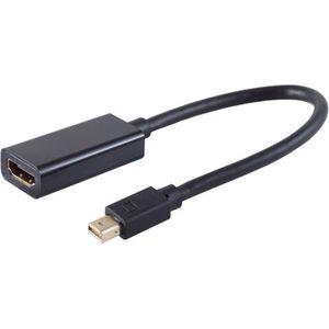 shiverpeaks BS10-79001 tussenstuk voor kabels Mini DisplayPort HDMI-A Zwart