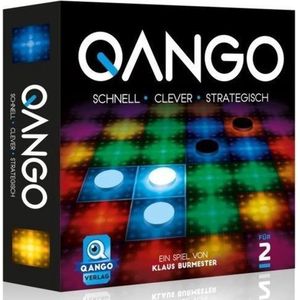 Qango - Snel strategisch bordspel voor 2 spelers | Leeftijd 7+ | Speelduur 2-8 minuten