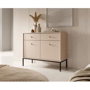 Meubella - Dressoir Moreno - Beige - 104 cm