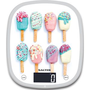 Salter- Digitale keukenweegschaal- trendy design- Ice cream- 5kg-1g precies- aanraaktoetsen