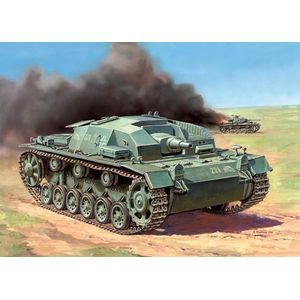 Zvezda - Sturmgeschütz Iii Ausf.b (Zve6155) - modelbouwsets, hobbybouwspeelgoed voor kinderen, modelverf en accessoires