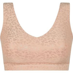 Chantelle top met vulling - Soft Stretch - Padded top - Panter - XS - Roze.