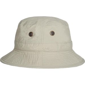 Hatland - Waterbestendige UV Bucket hoed voor heren - Kasai - Beige - maat XL (61CM)