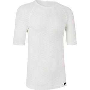 GripGrab - Expert Seamless Korte Mouw Zomer Fiets Base Layer Zweethemd - Wit - Unisex - Maat XS/S