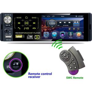1-Din Autoradio met scherm en camera | Bluetooth & USB