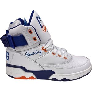 Patrick Ewing - Ewing 33 HI Core - Basketbalschoen - Mannen - Wit/Blauw Maat 44.5