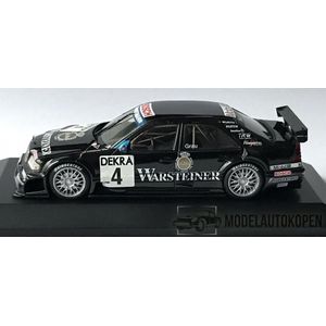 1996 Mercedes C Klasse DTM #4 (Zwart) 1/43 Minichamps - Modelauto - Schaalmodel - Model auto - Miniatuurautos - Miniatuur auto