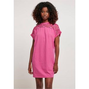 Urban Classics - Lace Tee Korte jurk - XS - Paars