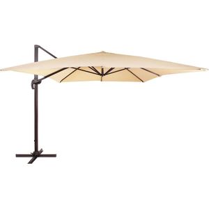 Springos Parasol | Parasols | Kantelbaar | Met Ventilatie | Grafiet | 290 x 290 cm