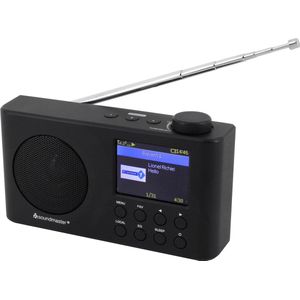 Soundmaster IR6500SW - Portable internetradio met ingebouwde accu en kleurendisplay, zwart