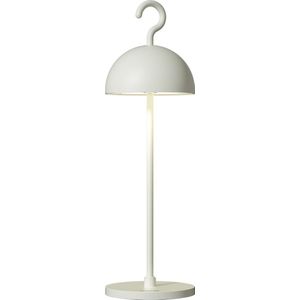 Sompex Tafellamp of hanglamp Hook | Led | Wit- indoor / outdoor / voor binnen en buiten met oplaadkabel USB  - 2700-3000k - kleur in warm of koel wit instelbaar - Design accu(tafel)lamp
