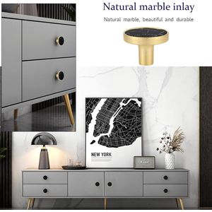 8 STKS Marmeren Messing Kast Knoppen Ronde Ronde Witte Lade Handvat Trekt Decoratieve Witte Moeder Kast Knoppen Gouden Dressoir Knoppen Keuken Meubels Hardware Kleding Haken Parel (8, Stijl E)