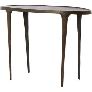 Light & Living Sidetable Arica - 110cm - Donkerbruin