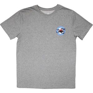 The Jam - Mini Target Logo Heren T-shirt - L - Grijs