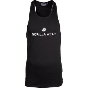 Gorilla Wear Carter Stretch Tank Top - Zwart - 4XL