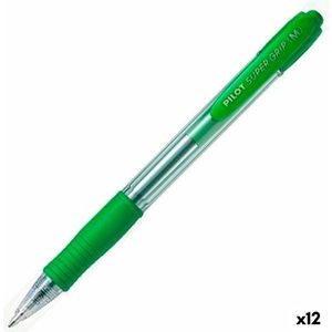 Pen Pilot Supergrip Groen 0,4 mm (12 Stuks)