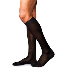 FALKE No. 10 Pure Fil d Ecosse herensokken - zwart (black)