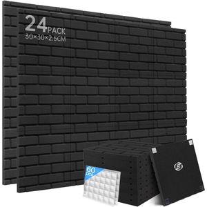 Akoustische Panelen - Geluidsisolatie Zelfklevend - Geluidsinstallatie - Noppenschuim