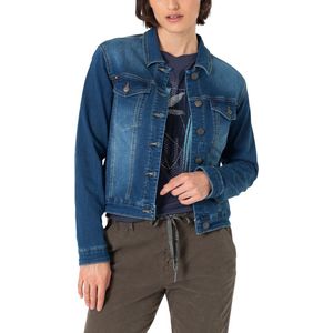 TIMEZONE Dames Jas DENIM JACKET regular fit Blau S Volwassenen