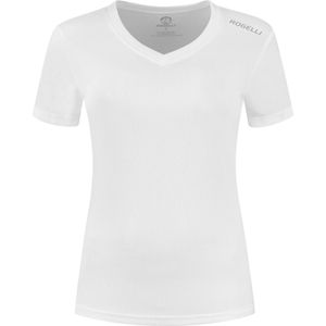 Rogelli Promo Sportshirt Dames - Korte Mouwen - Wit - XS