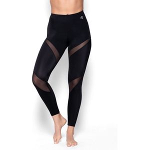 Eldar Alana vermagering leggings met doorzichtige inzetstukken zwart S