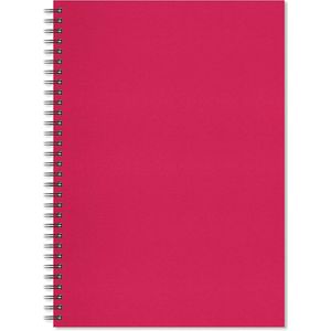Artgecko Flashy Spiraal Schetsboek A3 Portret 150 gr 40 vel Wit Rode Omslag