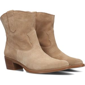 Unisa Gwen Enkellaarsjes - Enkelboots - Dames - Beige - Maat 35